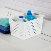 Sterilite Large Deep Durable Ultra Plastic Storage Basket Tote, (6 Pack)