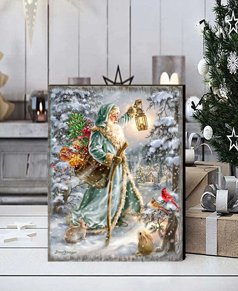Designocracy Saint Nicholas Holiday Wall Art