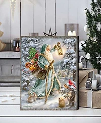 Designocracy Saint Nicholas Holiday Wall Art