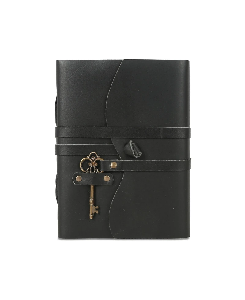Gnuadz Leather Journal Deckle Edge Paper Vintage Key Handmade Notebook Diary Sketch Writing Pad