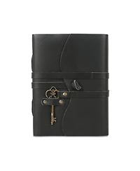 Gnuadz Leather Journal Deckle Edge Paper Vintage Key Handmade Notebook Diary Sketch Writing Pad