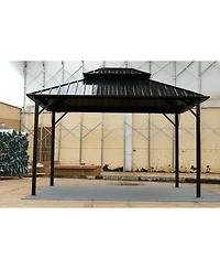 Streamdale Furniture steel tile double-roof pavilion gazebo
