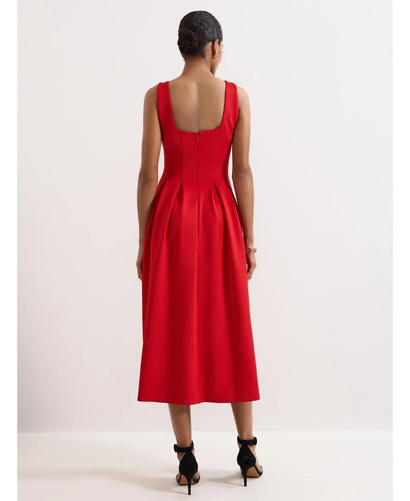 Phase Eight Women's Katie Square-Neck Midi Dress