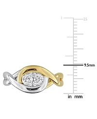 Macy's Lab-Grown Moissanite (1 ct. t.w.) Ring Sterling Silver
