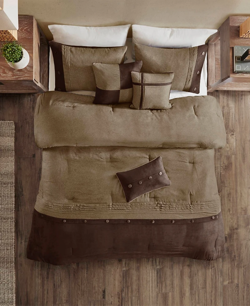 Madison Park Boone Microsuede 7-Pc. Comforter Set
