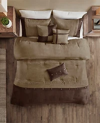 Madison Park Boone Microsuede 7-Pc. Comforter Set