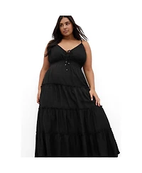 City Chic Women's Aiza Tier Maxi Dress