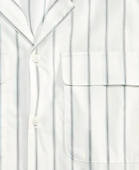 Alfani Men's Canvas Stripe Short-Sleeve Camp Shirt, Macy's Exclusive - Yd