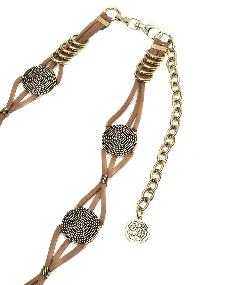 Vince Camuto Braided Casting Laced Chain Belt