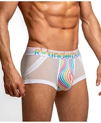 Rounderbum Men's Waveform Pride Anatomic Mini Trunk
