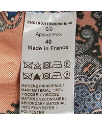 Pre-Owned Chloe Women's Printed Crepe Blouse