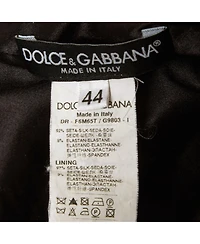 Pre-Owned Dolce & Gabbana Women's Floral Print Silk Sheath Dress