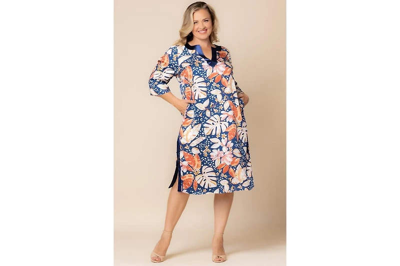 Kiyonna Women's Plus Nora Kaftan Dress
