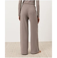 Pact Women's Dream Rib Wide Leg Lounge Pant
