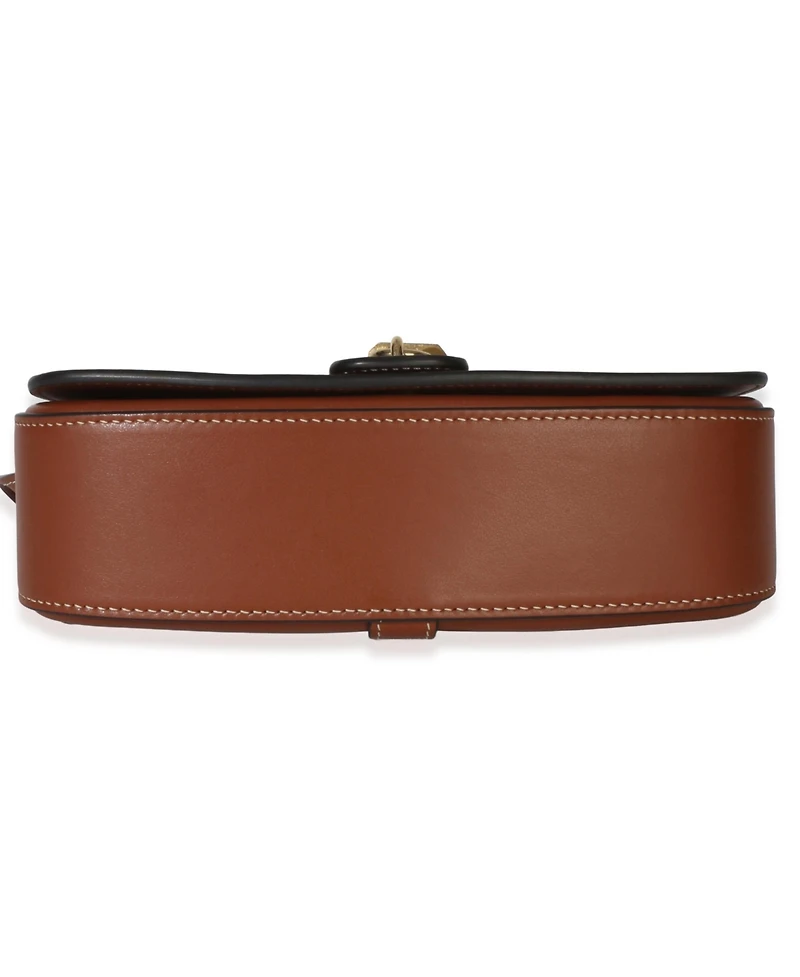 Pre-Owned Celine Brown Smooth Calfskin Tabou Clutch On Strap
