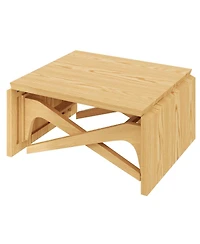 Streamdale Furniture 2-in-1 Expandable Wood Transformer Coffee Table