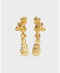 Fable England Peter Rabbit Floral Drop Earrings