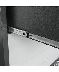 Viyet 3-Drawer Heavy Duty Metal Storage Cabinet - Rolling Steel Tool Chest with 360degree(s) Wheels