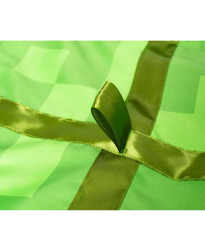 Ukonic Minecraft Creeper Kids Bed Canopy, Hanging Curtain Netting