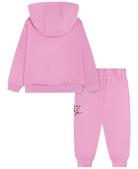 Nike Toddler Girls' 2T-4T Pullover Hoodie and Joggers, 2-Piece Set