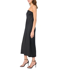 Msk Women's Strapless Midi Dress