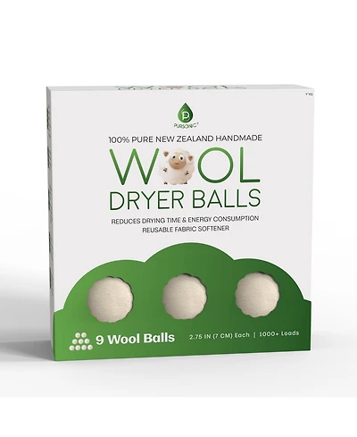 Pursonic 100% Pure New Zealand Wool Dryer Balls