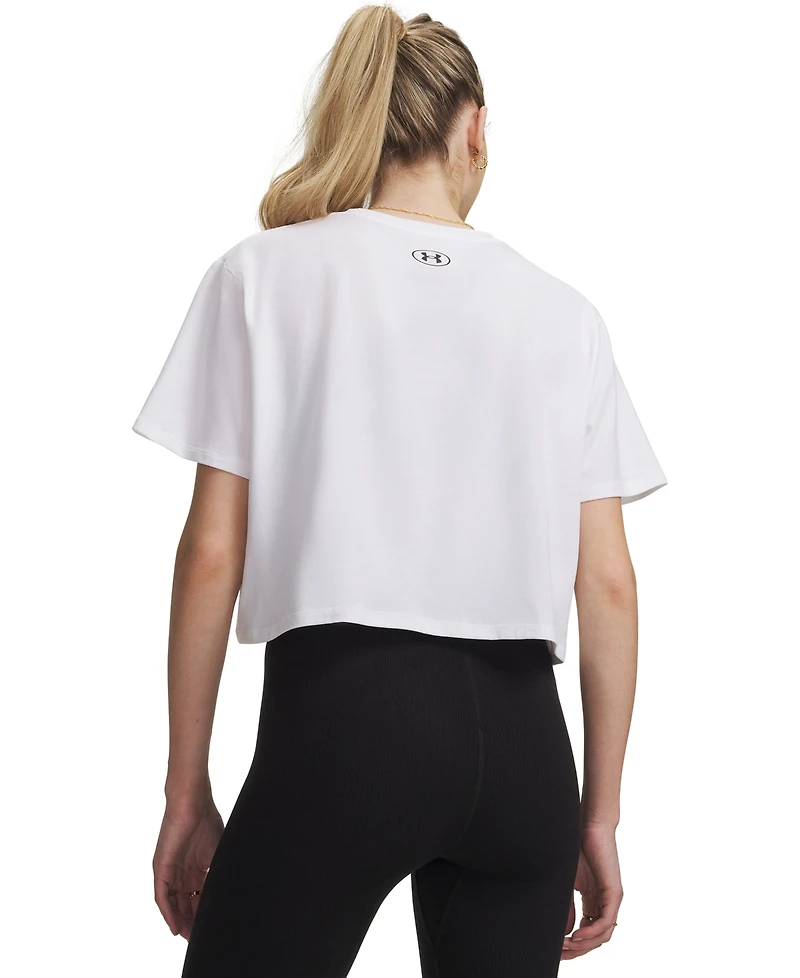 Under Armour Women's Rival Boxy Crew Neck T-Shirt