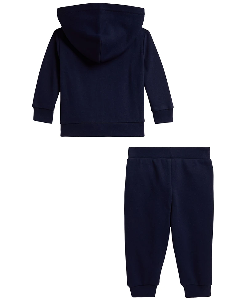 Polo Ralph Lauren Baby Boys' Full-Zip Hoodie and Pants, 2-Piece Set