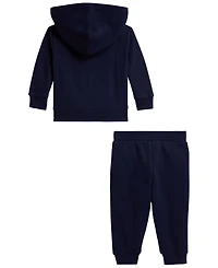 Polo Ralph Lauren Baby Boys' Full-Zip Hoodie and Pants, 2-Piece Set