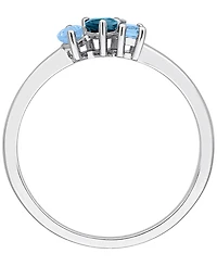 Macy's Citrine (1/2 ct. t.w.) Ring Sterling Silver (Also Available Blue Topaz)