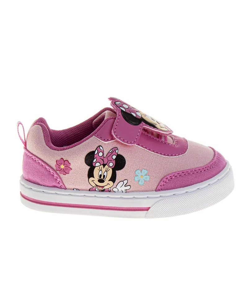 Disney Little Girls Minnie Mouse Design Sneakers