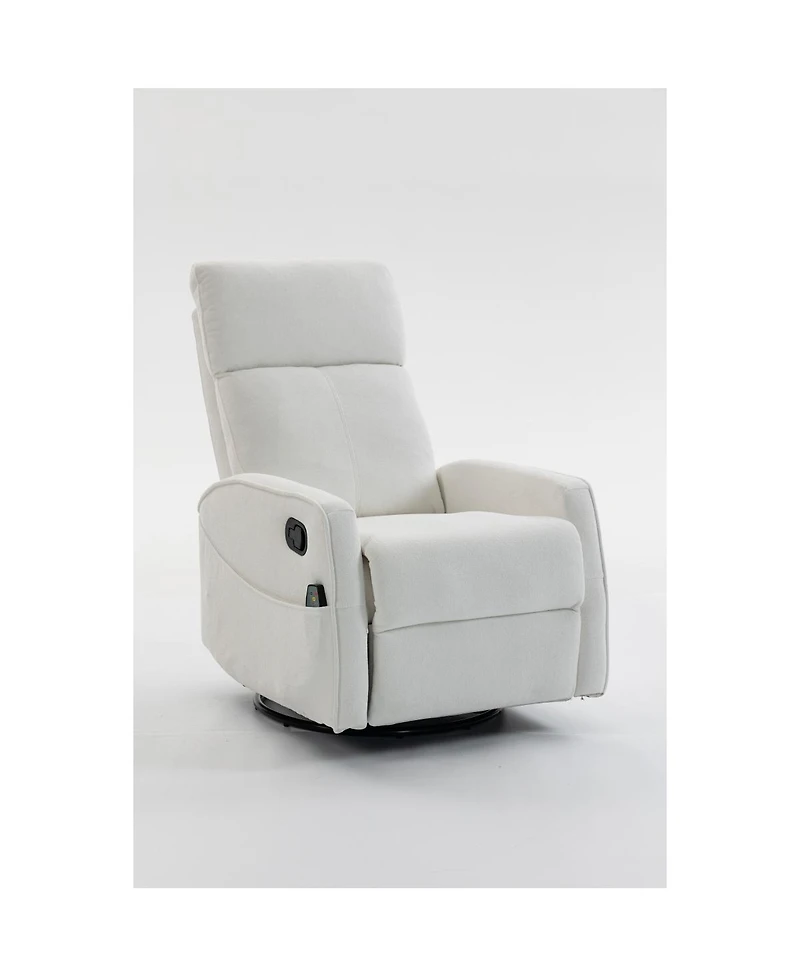 Streamdale Furniture Short plush manual button armchair sofa