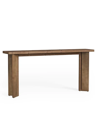 Slickblue Solid Wood Sofa Console Table for Foyer, Hallway, or Living Room