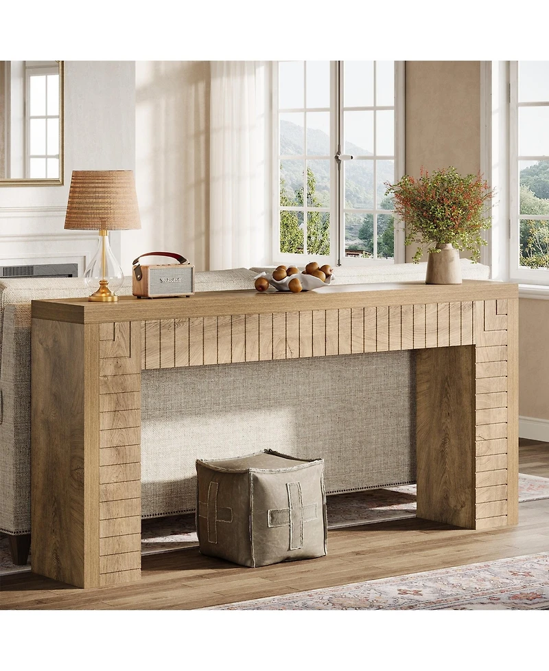 Slickblue Slim Console Table for Hallway, Perfect Behind Sofa or Couch