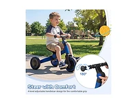 Slickblue Toddler 5-in-1 Balance Bike with Adjustable Seat and Removable Pedals