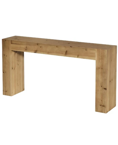 Slickblue Entryway Console Table, Solid Wood Farmhouse Sofa Table for Foyer