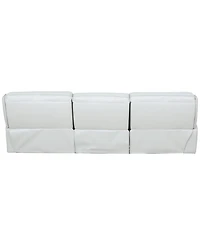 Zackary 3-Piece Leather Chaise Sofa with 3 Power Motion, Macy's Exclusive