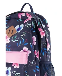 Deux par Deux Little Girl Floral Practical Spacious Durable Backpack