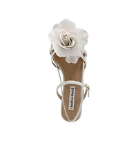 Charles David Womens Deb Floral Low Heel Sandal