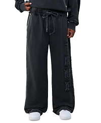 True Religion Men's Applique Big T Baggy Pants