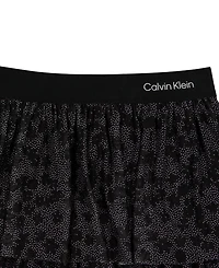 Calvin Klein Girls' 7-16 Tiered Glitter Mesh Skirt