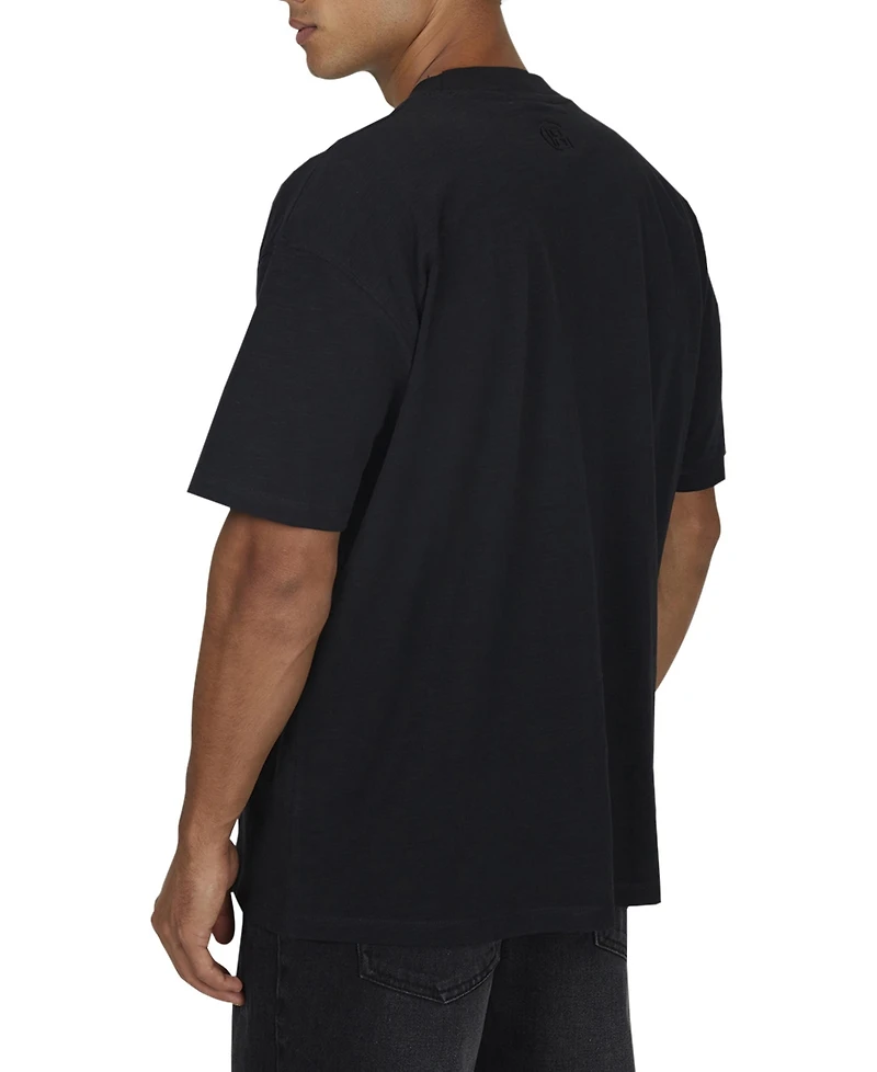 Good For Nothing Men's Emblem Tonal Relaxed Slub T-shirt