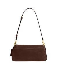 Coach Suede Jet Leather Small Shoulder Bag