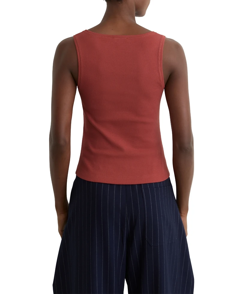 Reiss Women's Riva Square Neck Vest