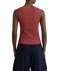 Reiss Women's Riva Square Neck Vest