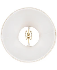 Imperial Shade Set of 2 Bell Lamp Shades Cream Small 3" Top x 6" Bottom x 5" High Candelabra Clip-On Fitting
