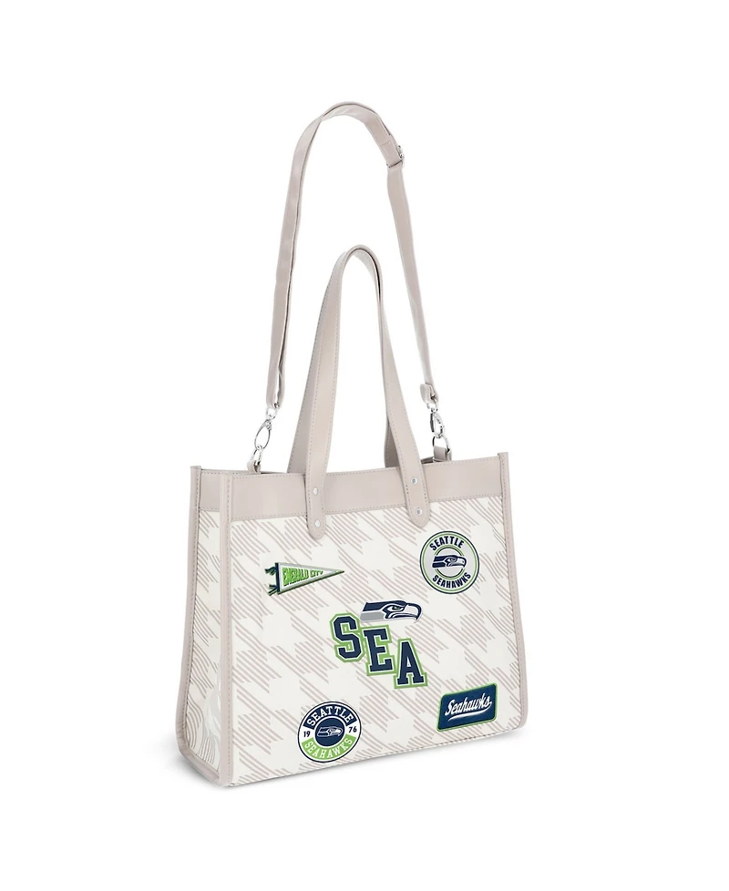 Wear by Erin Andrews Seattle Seahawks Patch Printed Tote Bag