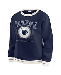Wear by Erin Andrews Women's Navy Penn State Nittany Lions Seal Sweatshirt
