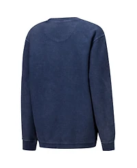 G-iii 4Her by Carl Banks Women's Navy Houston Texans Comfy Cord Pullover Sweatshirt