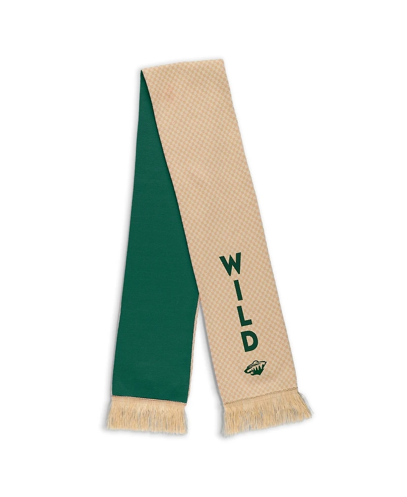 Wear by Erin Andrews Women's Minnesota Wild Tonal Microcheck Scarf Glove Set